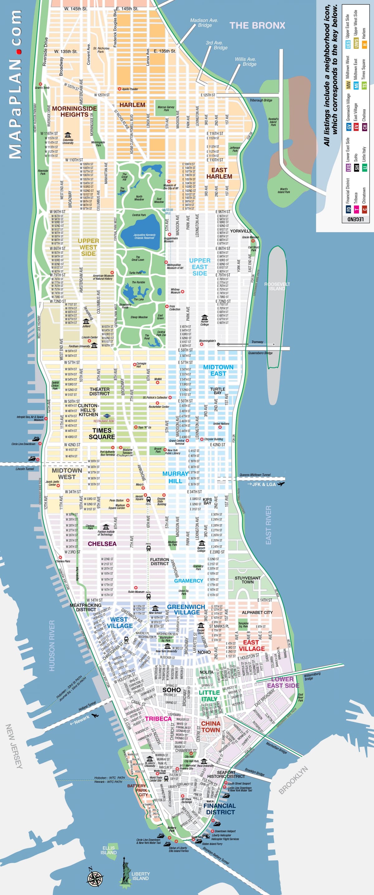azad mətbuatın kart Manhattan, New York