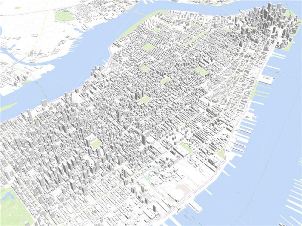 Manhattan 3D xəritə