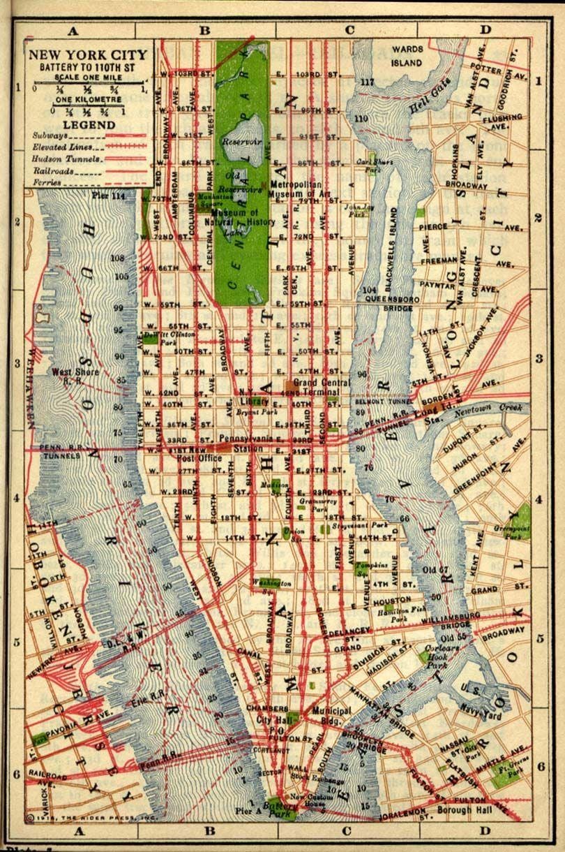 kart köhnə Manhattan