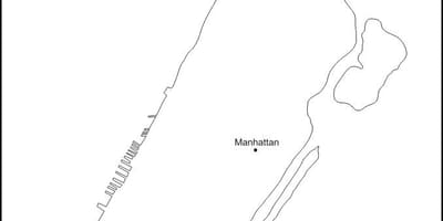 Boş kart Manhattan