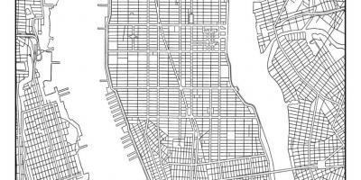 Kart Manhattan grid