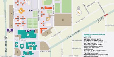 Kart kampus nyu-york universitetinin